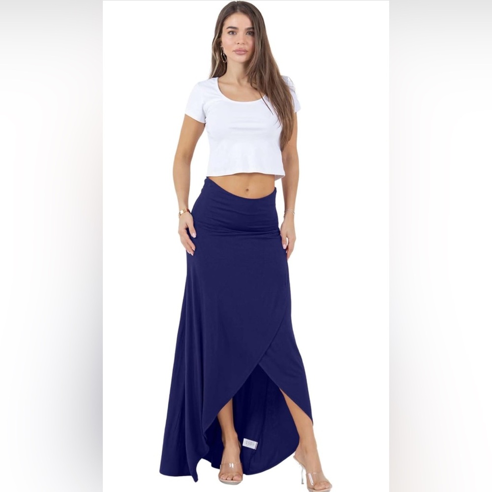 Navy Blue Women's Skirt Beach Cover Up